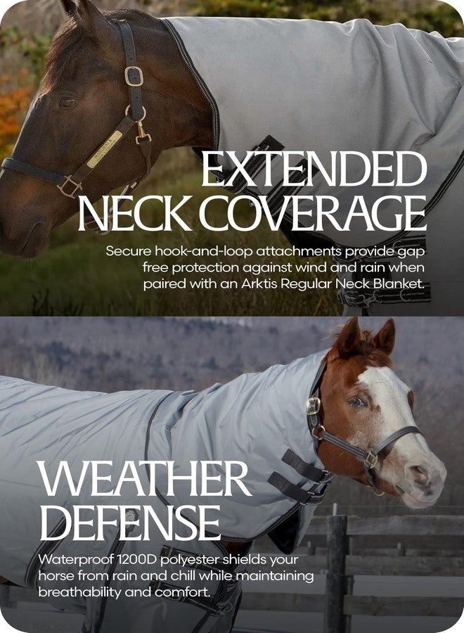 Equinavia Arktis Turnout Neck Cover No Fill | 1200 Denier - Carbon Gray - L - Image 4